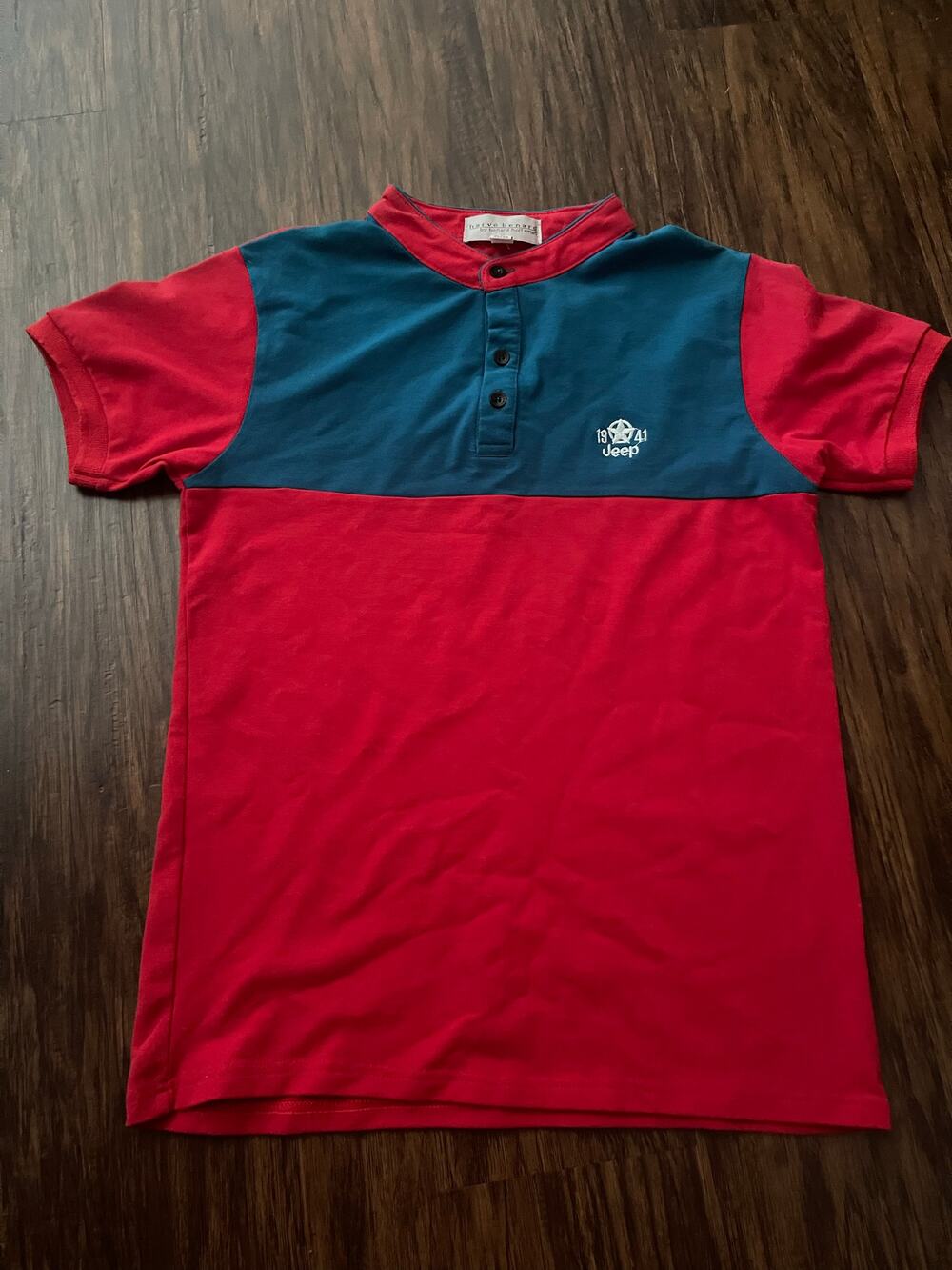 Harve Benard boys large colorblock polo